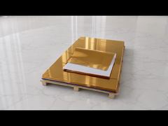 0.4mm Ultra Thin Gold PET Mirror Sheet