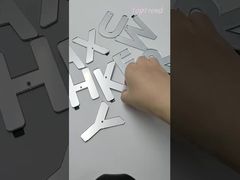 Acrylic Alphabet Letter Double Sided Mirror  