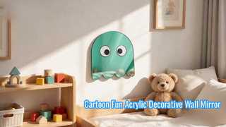 Cartoon Fun Acrylic Decorative Wall Mirror