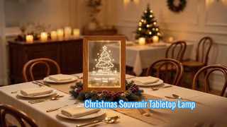 Christmas Souvenir Tabletop Lamp
