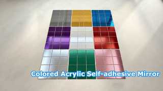 Colored Acrylic Self-adhesive Mirror