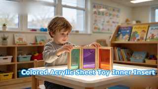 Colored Acrylic Sheet Toy Inner Insert Plate