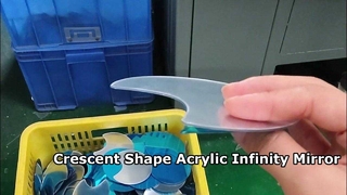  Crescent Shape Acrylic Infinity Mirror