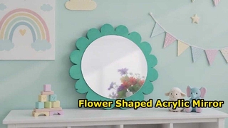 Flower Shaped Acrylic Mirror