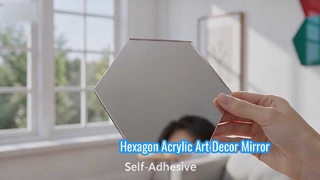 5 Hexagon Acrylic Art Decor Mirror 