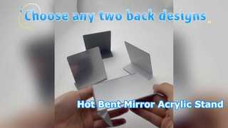 Hot Bent Mirror Acrylic Stand