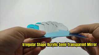 Irregular Shape Acrylic Semi-Transparent Mirror
