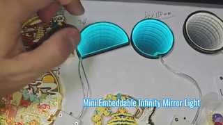 Mini Embeddable Infinity Mirror Light