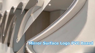 Mirror PVC Logo Letters