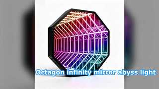 Octagon infinity mirror abyss light