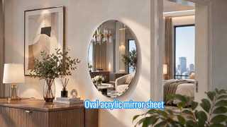 Oval Acrylic Mirror