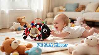 Flexible PC Soft Mirror Sheet Safety Mirror Insert For Baby Cloth Book