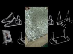 Laser Cut Clear Acrylic Slant Display Stand