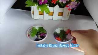 Portable Round Makeup Mirror