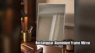Rectangular Aluminium Frame Mirror