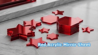 Red Acrylic Mirror Sheet