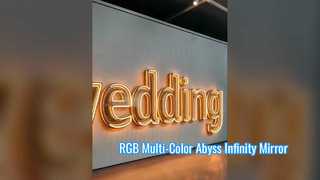 RGB Multi-Color Abyss Infinity Mirror