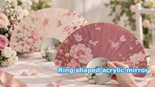 Ring shaped acrylic mirror