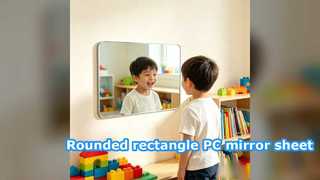 Rounded rectangle PC mirror sheet