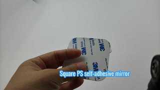 Square PS self-adhesive mirror