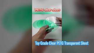 Toy Grade Clear PETG Transparent Sheet