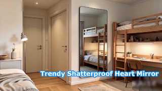 Rounded Corner Full Length Acrylic Mirror